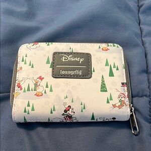 Disney Loungefly White Wallet with Characters